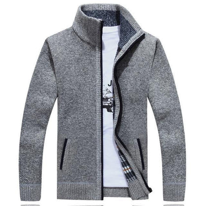 Iker – Men's cardigan with fleece lining