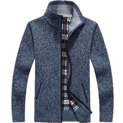 Iker – Men's cardigan with fleece lining