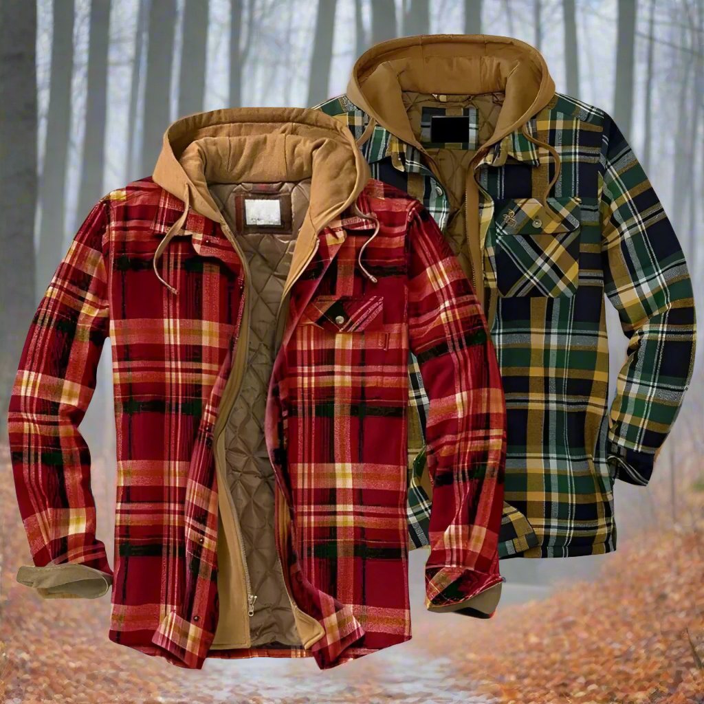 Ormond - Karo-Kapuzenjacke