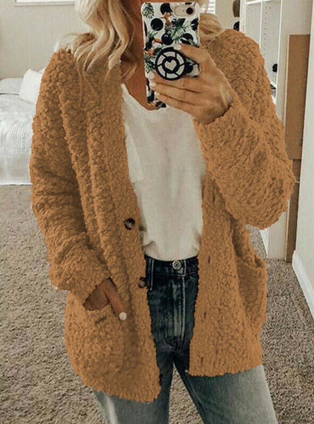 Elaine – Warme Strickjacke